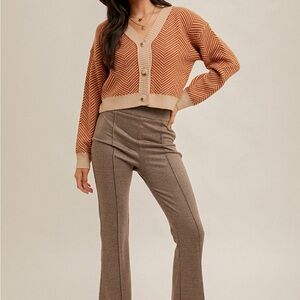 Hem & Thread Chevron Sweater NWT